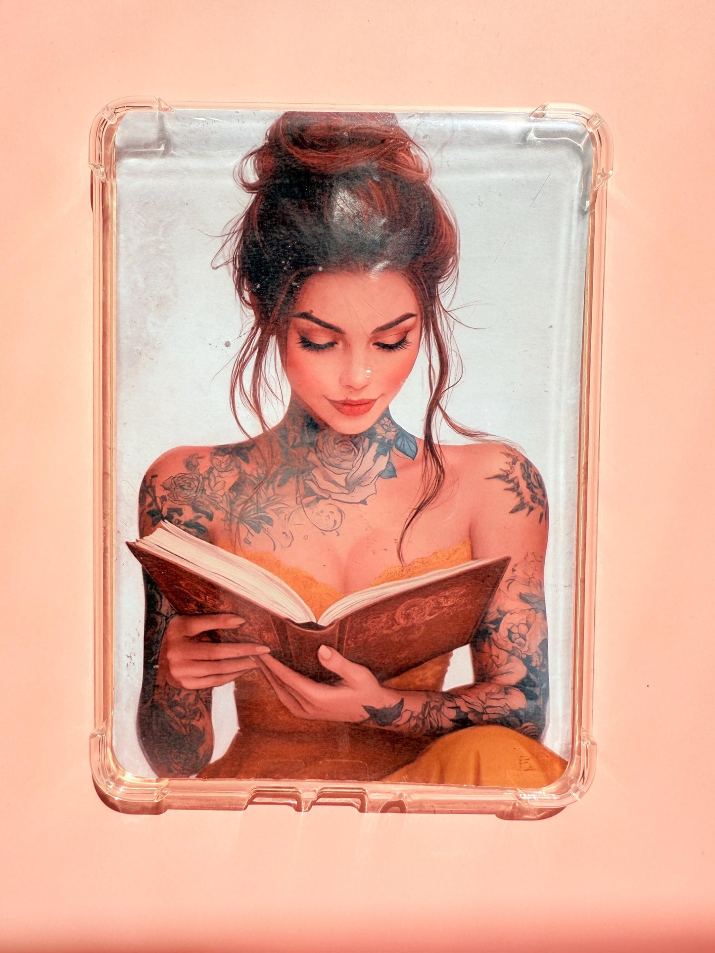 Tattooed Princess Kindle Insert | Romantasy Clear Case Decor | Paperwhite Colorsoft | Booktok Reader Gift __etsy:6881477852