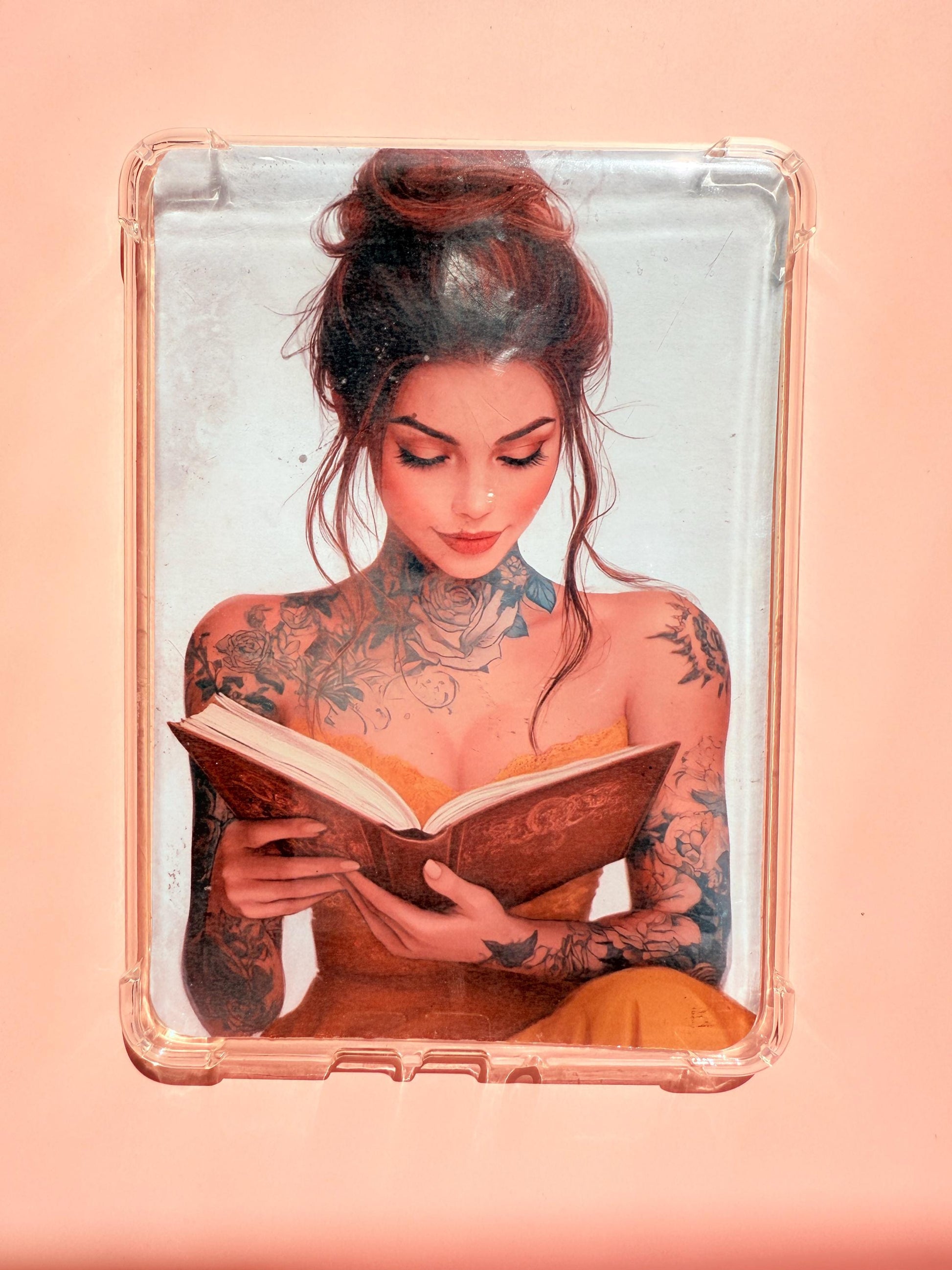 Tattooed Princess Kindle Insert | Romantasy Clear Case Decor | Paperwhite Colorsoft | Booktok Reader Gift __etsy:6881477852