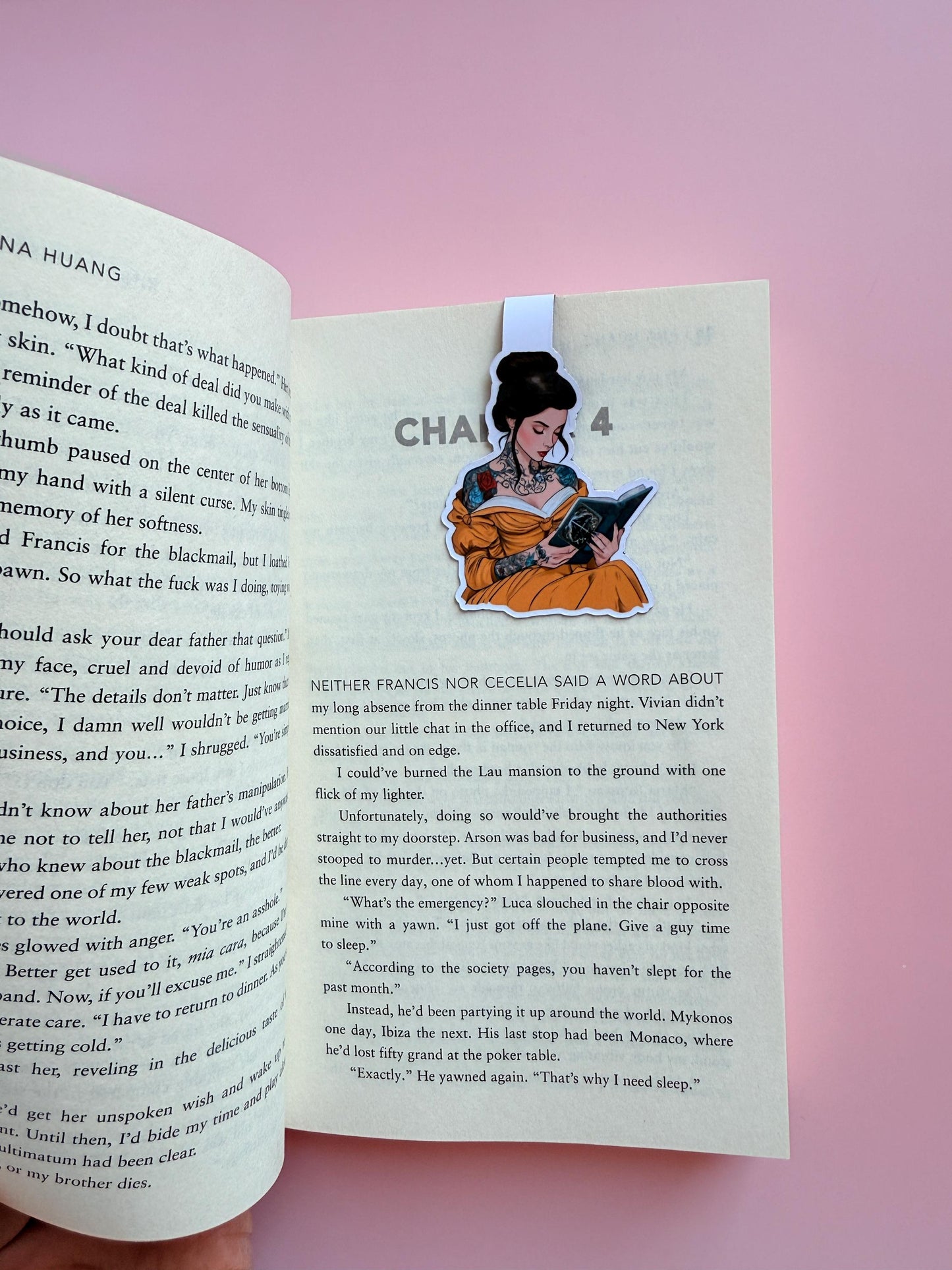Tattooed Princess Magnetic Bookmark: Fantasy Reader Gift __etsy:7013109126
