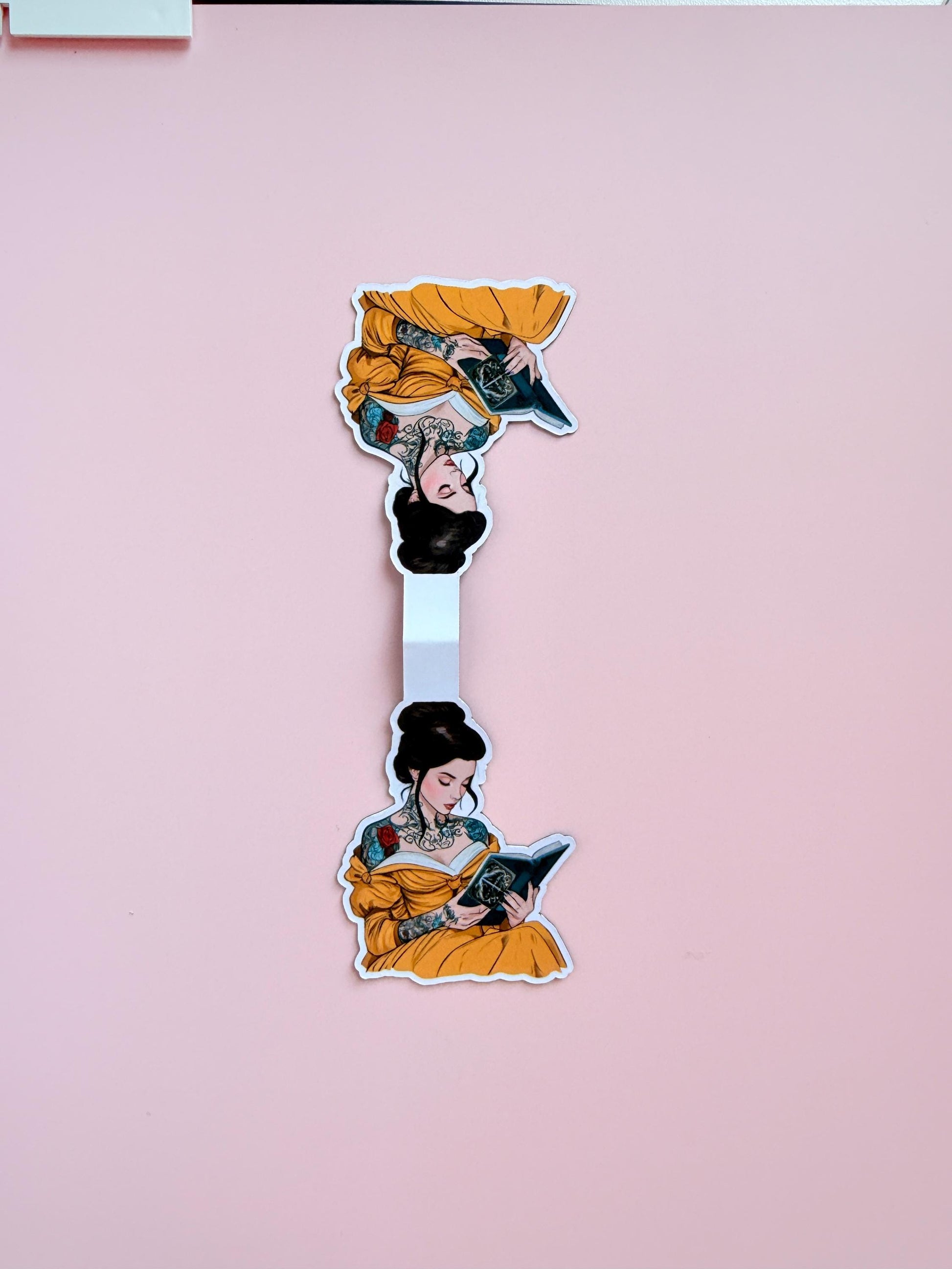Tattooed Princess Magnetic Bookmark: Fantasy Reader Gift __etsy:7061085647