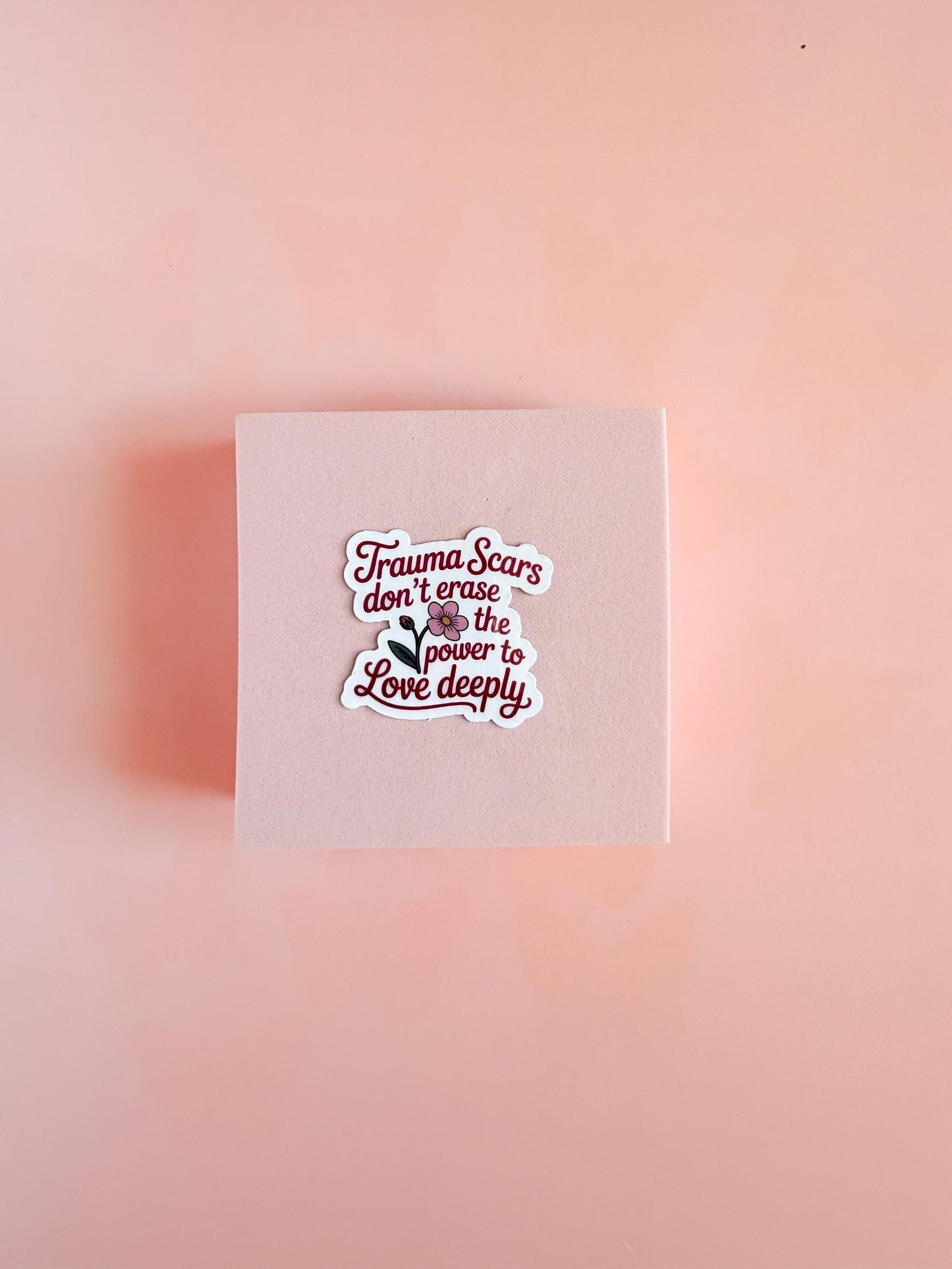 Trauma Scars Sticker: Matte Vinyl Decal - Healing Journey, Self-Love Gift __etsy:7007938807