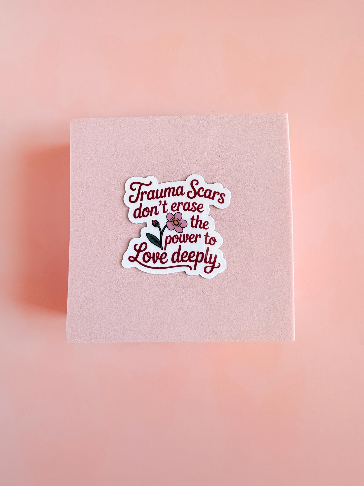 Trauma Scars Sticker: Matte Vinyl Decal - Healing Journey, Self-Love Gift __etsy:6959969632