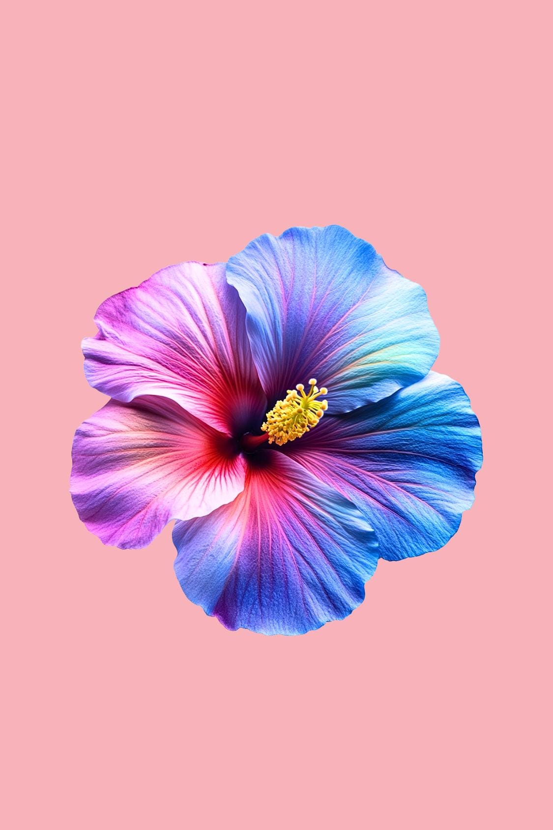 Tropical Hibiscus Butterfly Sticker Bundle — 3 Stickers __etsy:7828047859