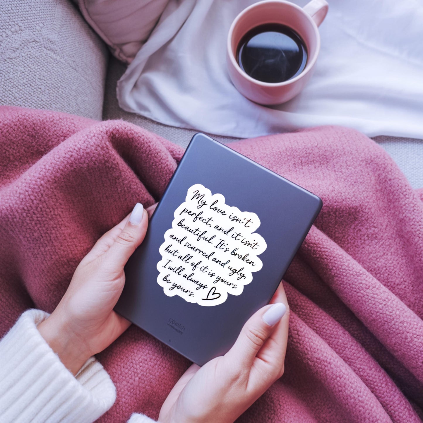 Under Your Scars Sticker: Dark Romance Book Quote Vinyl Decal __etsy:7733553590