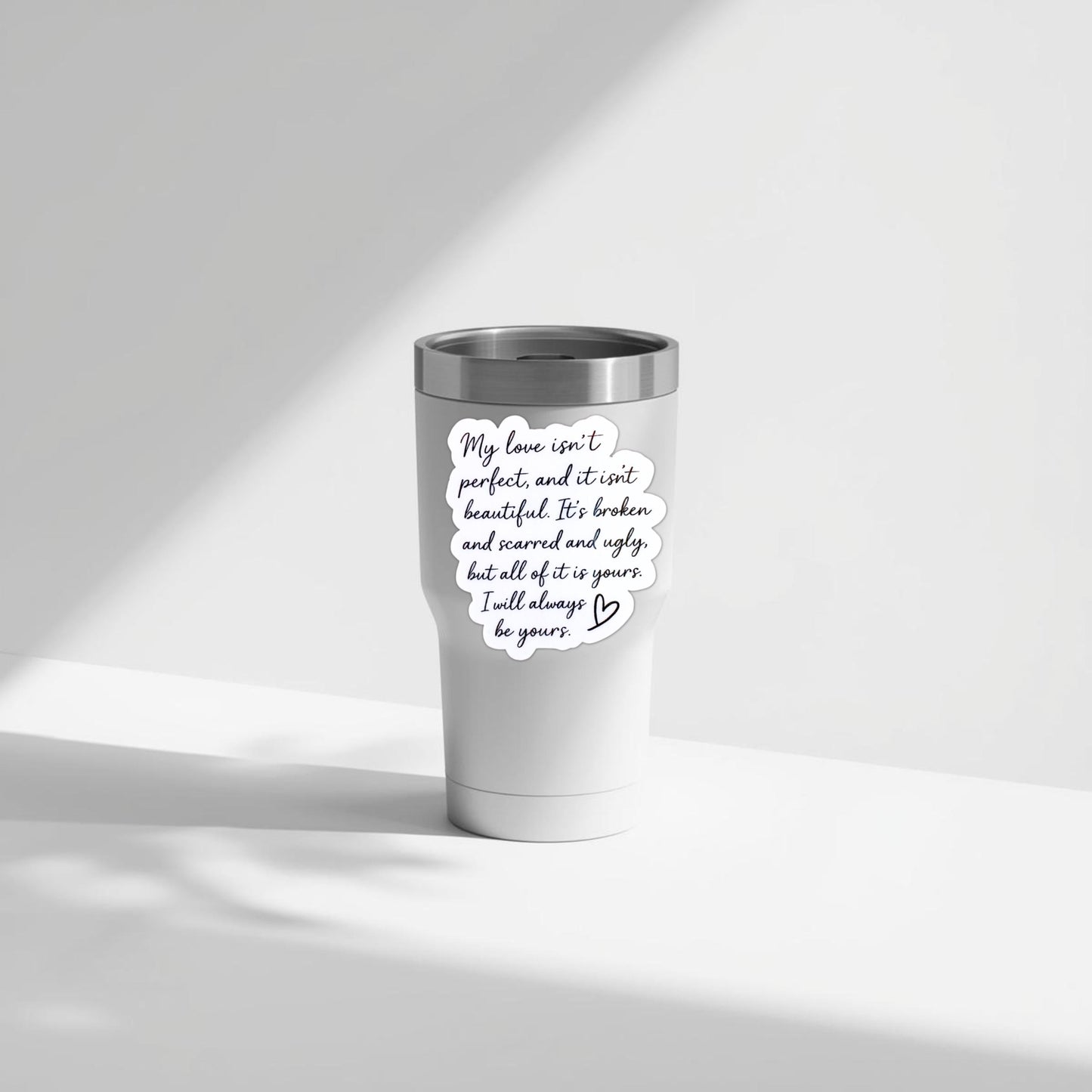 Under Your Scars Sticker: Dark Romance Book Quote Vinyl Decal __etsy:7733553522