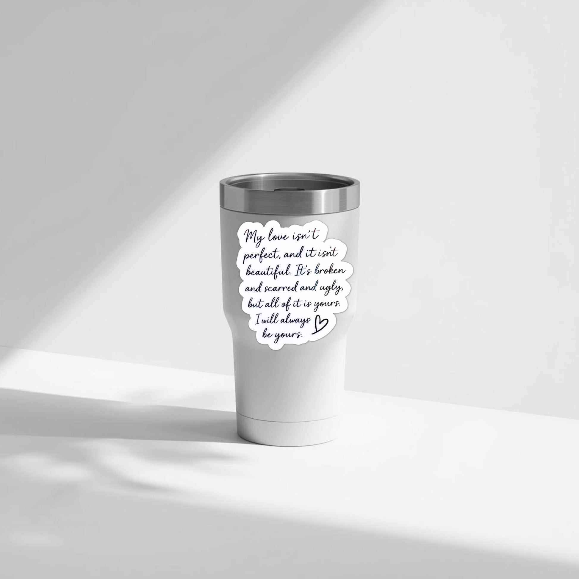 Under Your Scars Sticker: Dark Romance Book Quote Vinyl Decal __etsy:7733553522