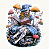 Mad Hatter Hat Sticker | Alice in Wonderland Vinyl Decal by The Sticker Era