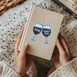 Wine Glass Sticker, Funny Mom Gift, Favorite Child Decal by The Sticker Era