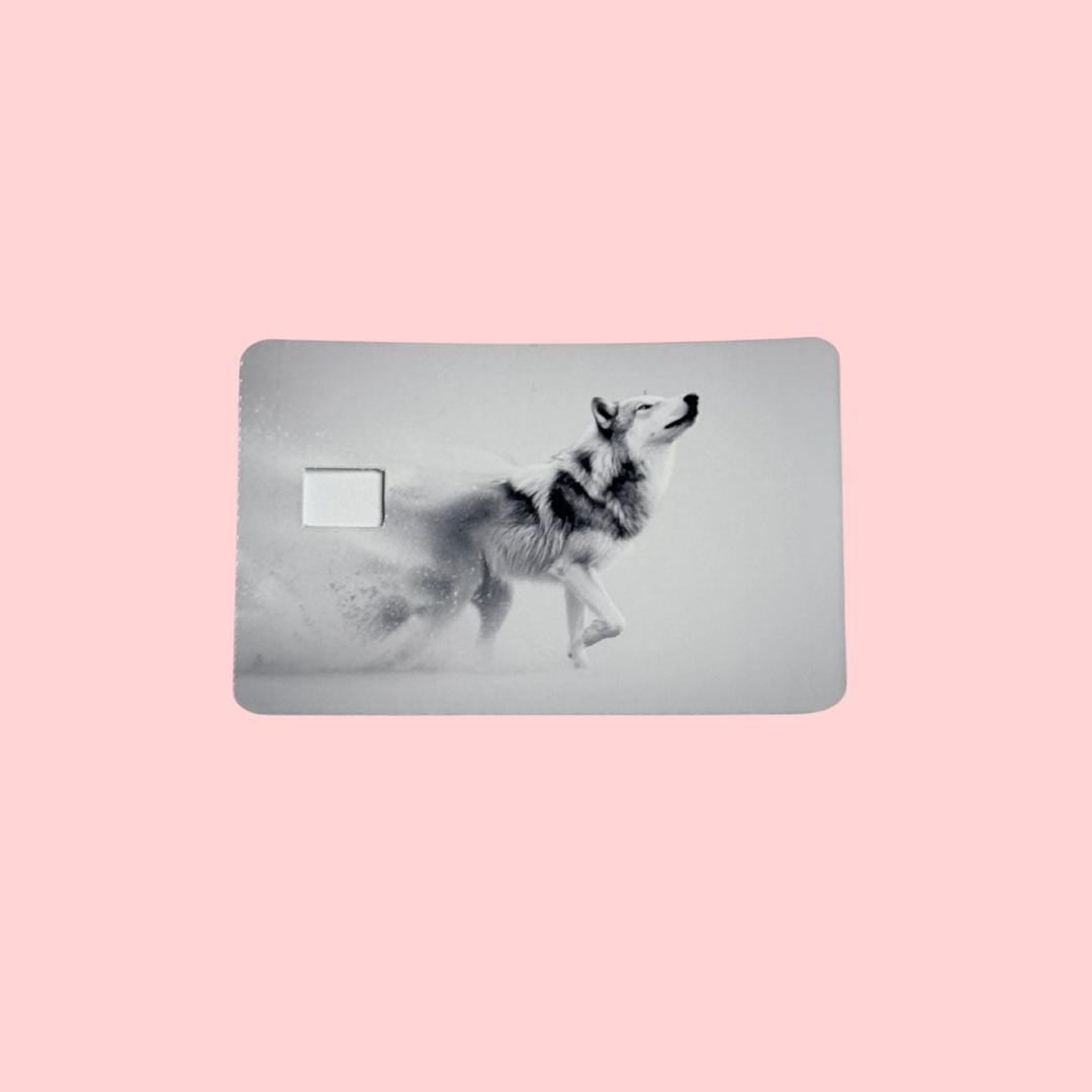 olf debit card skin in moody forest style on pink background by The Sticker Era __etsy:7790546905