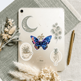 Iridescent Butterfly Sticker – Holographic Fairycore Vinyl Decal – Sticker Era by The Sticker Era