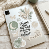 Self-Love Quote Sticker – Mental Health Affirmation Vinyl Decal – Sticker Era by The Sticker Era