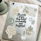 Self-Love Quote Sticker – Mental Health Affirmation Vinyl Decal – Sticker Era by The Sticker Era