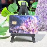 Amethyst Moon Card Skin – Purple Crystals & Moonlight Debit & Credit Card Sticker by The Sticker Era