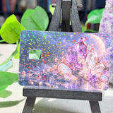 Amethyst Moon Card Skin – Purple Crystals & Moonlight Debit & Credit Card Sticker by The Sticker Era