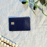 Standard finish plain black card skin without glitter by The Sticker Era