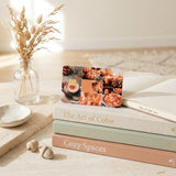 Blush Autumn Collage Card Skin – Soft Fall Photo Grid Debit & Credit Card Sticker by The Sticker Era