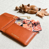 Blush Autumn Collage Card Skin – Soft Fall Photo Grid Debit & Credit Card Sticker by The Sticker Era
