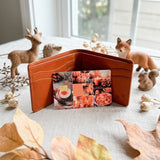 Blush Autumn Collage Card Skin – Soft Fall Photo Grid Debit & Credit Card Sticker by The Sticker Era