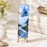 Castle bookmark on brass display by The Sticker Era
