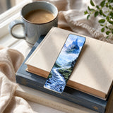 Castle bookmark with coffee and books by The Sticker Era