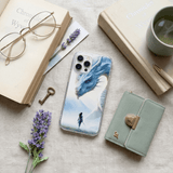 Guardian Dragon Phone Insert – Romantasy Clear Case Art – Sticker Era by The Sticker Era