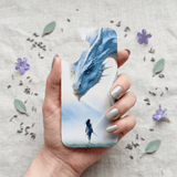 Guardian Dragon Phone Insert – Romantasy Clear Case Art – Sticker Era by The Sticker Era