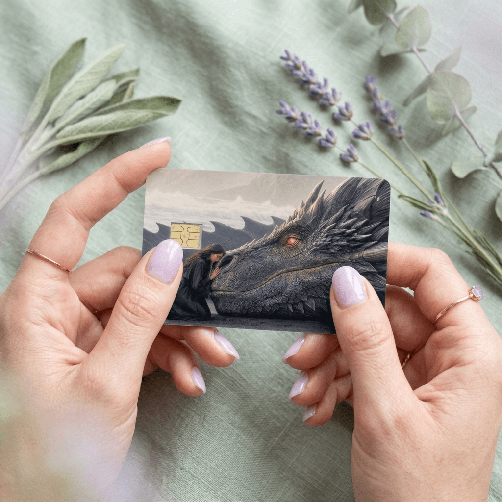 Dragon Rider Card Skin – Romantasy Debit Cover by The Sticker Era
