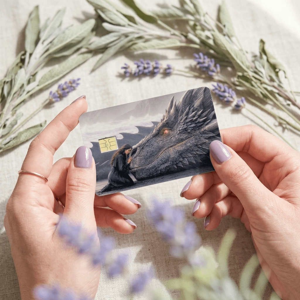 Dragon Rider Card Skin – Romantasy Debit Cover by The Sticker Era