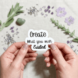 "Create What You Wish Existed" Sticker | Entrepreneur Motivational Vinyl Decal by The Sticker Era