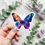 Holographic Galaxy Butterfly Sticker – Celestial Vinyl Decal – Sticker Era by The Sticker Era