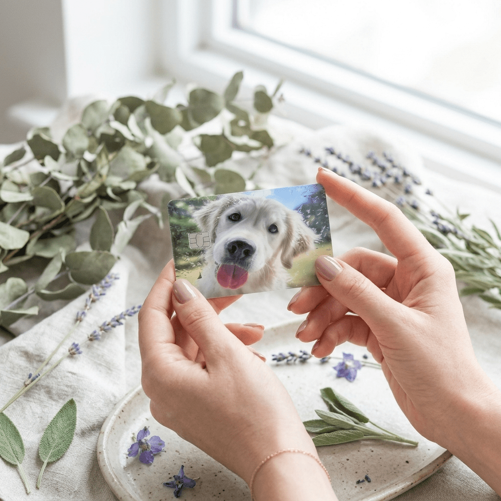 Golden Retriever Card Skin – Funny Dog Meme Debit Card Skin – Sticker Era by The Sticker Era