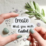 "Create What You Wish Existed" Sticker | Entrepreneur Motivational Vinyl Decal by The Sticker Era