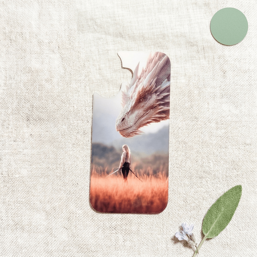 Dragon Rider Phone Insert | Warrior Fantasy iPhone Art – Sticker Era by The Sticker Era