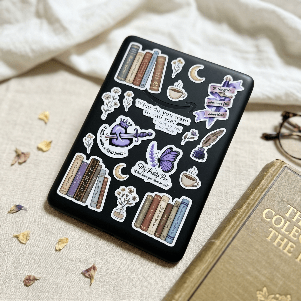 Powerless-Inspired Sticker Set – 11-Piece Romantasy Vinyl Bundle – Sticker Era by The Sticker Era