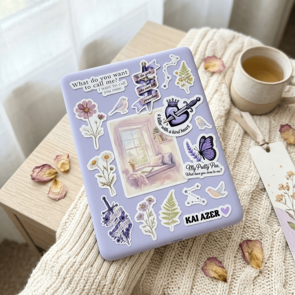 Powerless-Inspired Sticker Set – 11-Piece Romantasy Vinyl Bundle – Sticker Era by The Sticker Era
