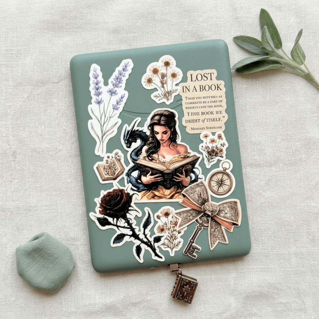 Dark Romantasy Sticker Bundle – 3 Fantasy Booktok Vinyl Stickers – Sticker Era by The Sticker Era