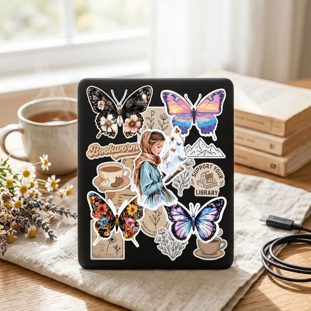 Modest Nurse Reader Sticker Bundle – Bookish Booktok Stickers by The Sticker Era