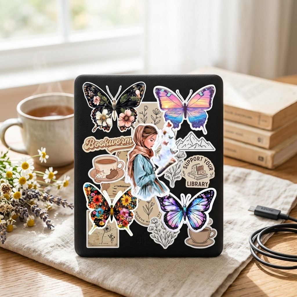 Modest Nurse Reader Sticker Bundle – Bookish Booktok Stickers