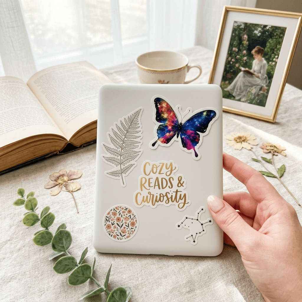 Holographic Galaxy Butterfly Sticker – Celestial Vinyl Decal – Sticker Era by The Sticker Era
