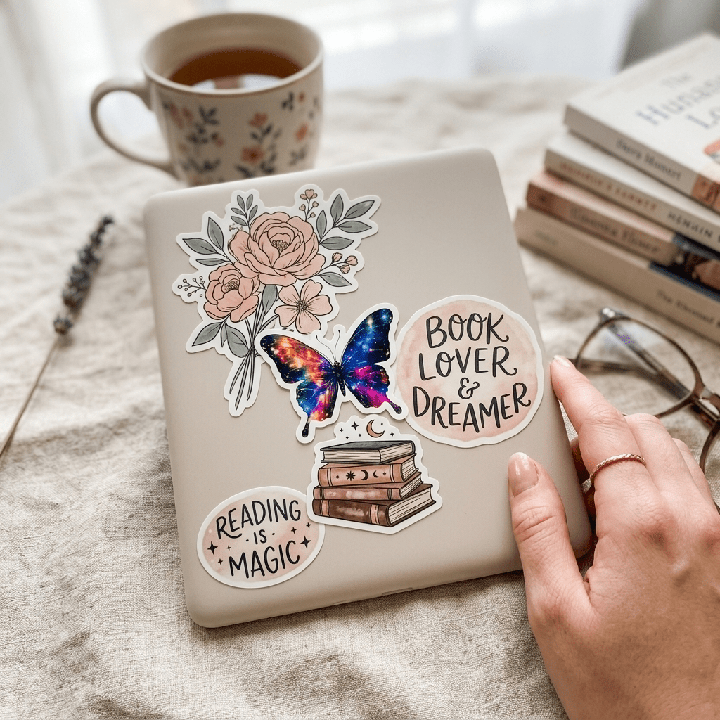 Holographic Galaxy Butterfly Sticker – Celestial Vinyl Decal – Sticker Era by The Sticker Era