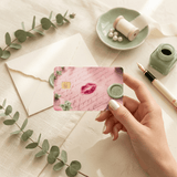 Lipstick Kiss Card Skin – Love Letter Debit & Credit Card Sticker by The Sticker Era