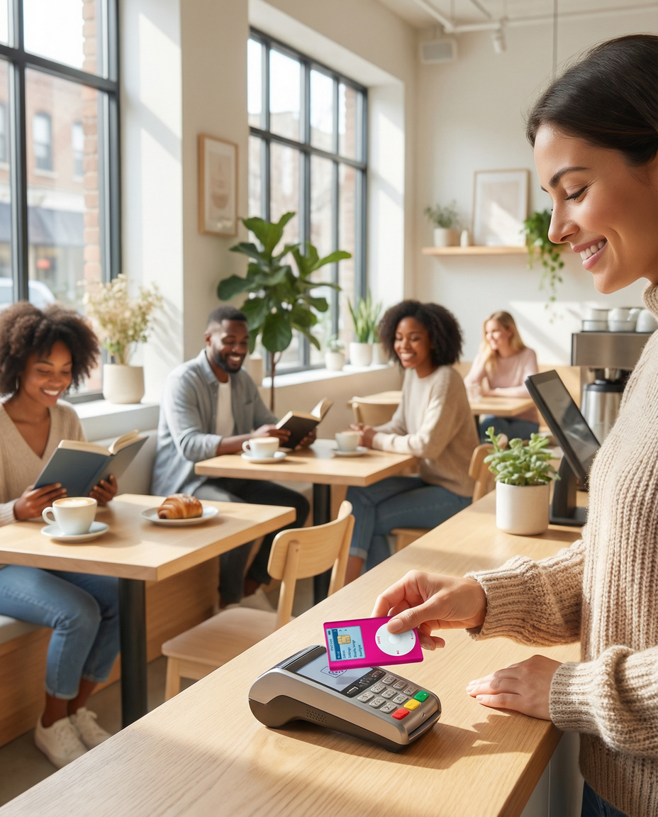 Pink Retro iPod Debit Card Skin | Y2K Nostalgic Vinyl Card Wrap