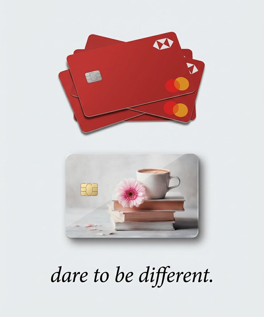 Books and Coffee Floral Card Skin | Bookish Aesthetic by The Sticker Era