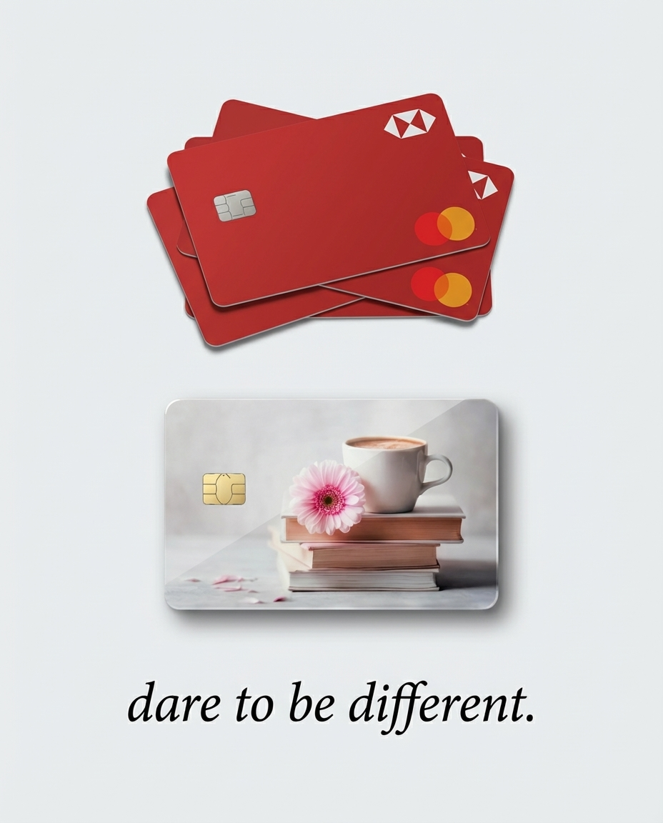 Books and Coffee Floral Card Skin | Bookish Aesthetic