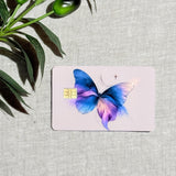 Celestial Butterfly Card Skin – Purple Butterfly Debit Card Skin – Sticker Era by The Sticker Era