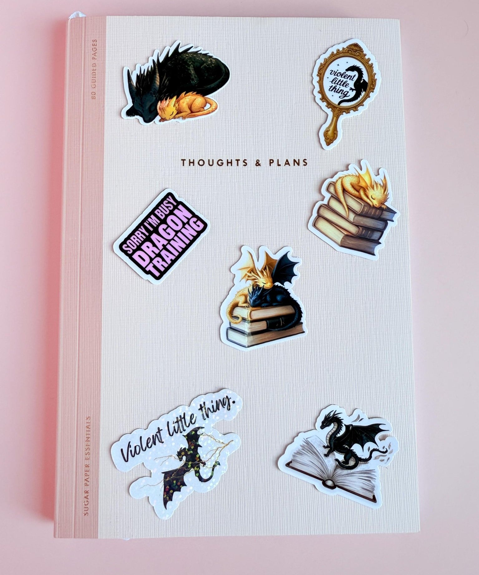 Fantasy Dragon Sticker Bundle | Romantasy Book Lover Gift Pack by The Sticker Era