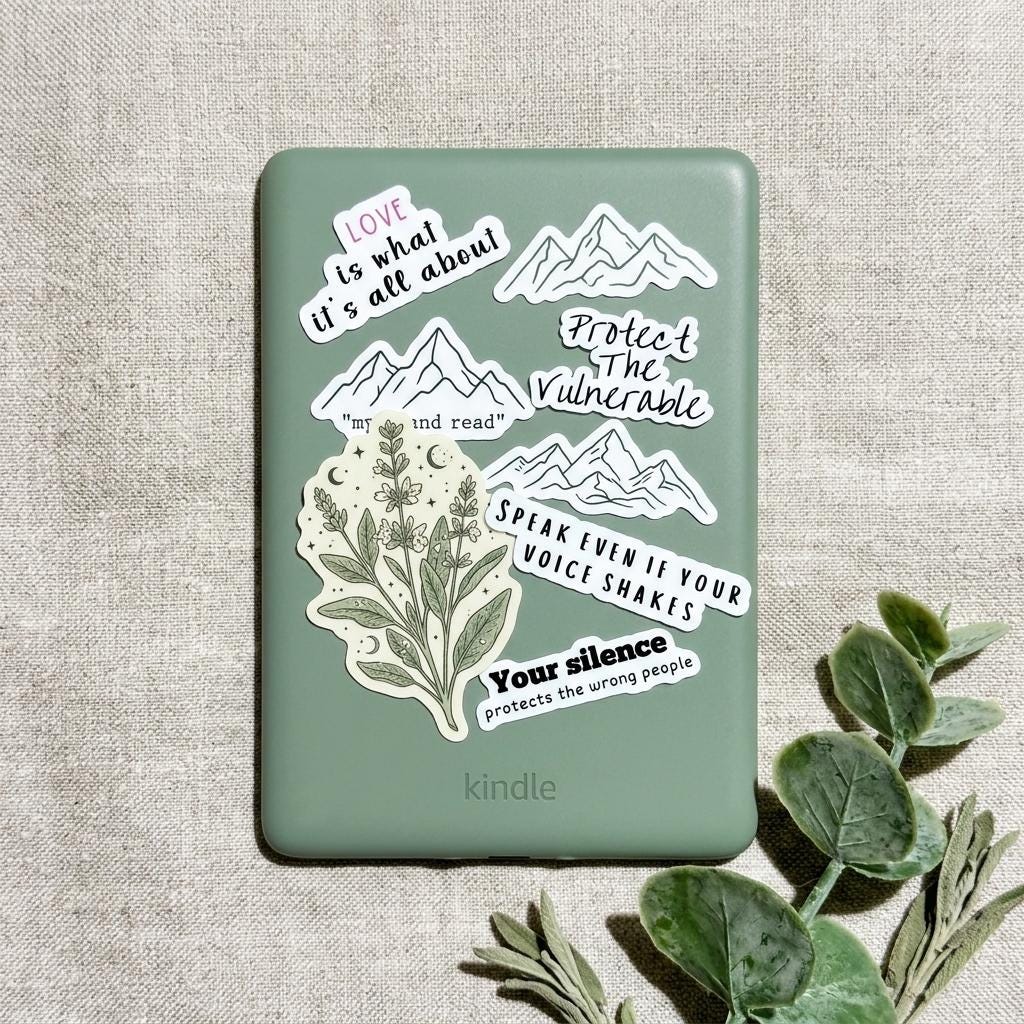 Protect the vulnerable waterproof vinyl sticker by The Sticker Era