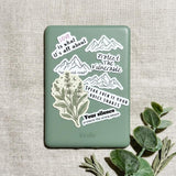 Protect the vulnerable waterproof vinyl sticker by The Sticker Era