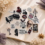 Dark Romance Sticker Pack, Gothic Vampire Booktok Decals, Spicy Reader Vinyl for Kindle & Laptop by The Sticker Era