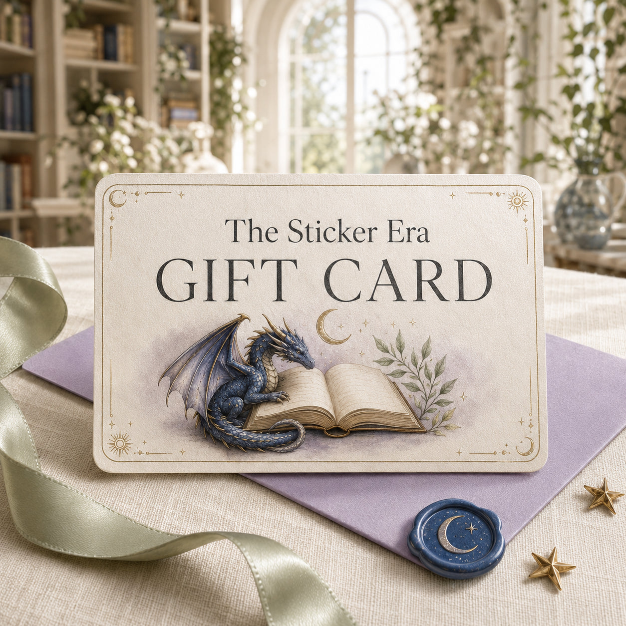 A quiet reading hour scene with books and warm light — The Sticker Era